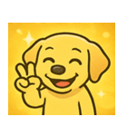 キラキラごきげんラブラドール@SFW（個別スタンプ：13）