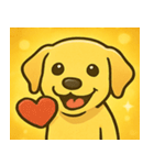 キラキラごきげんラブラドール@SFW（個別スタンプ：14）
