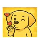 キラキラごきげんラブラドール@SFW（個別スタンプ：15）