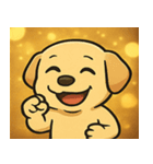 キラキラごきげんラブラドール@SFW（個別スタンプ：19）