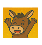 キラキラのんびりロバ@SFW（個別スタンプ：10）