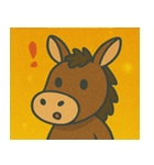 キラキラのんびりロバ@SFW（個別スタンプ：12）