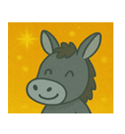 キラキラのんびりロバ@SFW（個別スタンプ：20）