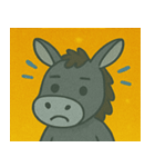 キラキラのんびりロバ@SFW（個別スタンプ：30）