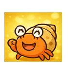 キラキラマイペースやどかり@SFW（個別スタンプ：1）