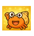 キラキラマイペースやどかり@SFW（個別スタンプ：5）
