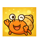 キラキラマイペースやどかり@SFW（個別スタンプ：6）