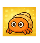 キラキラマイペースやどかり@SFW（個別スタンプ：9）