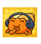 キラキラマイペースやどかり@SFW（個別スタンプ：10）