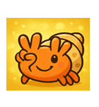キラキラマイペースやどかり@SFW（個別スタンプ：14）