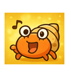 キラキラマイペースやどかり@SFW（個別スタンプ：16）