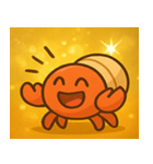 キラキラマイペースやどかり@SFW（個別スタンプ：17）
