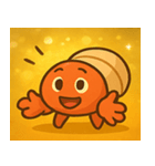 キラキラマイペースやどかり@SFW（個別スタンプ：32）