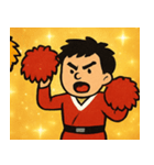 キラキラ全力応援団@SFW（個別スタンプ：2）