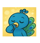 キラキラごうかなクジャク@SFW（個別スタンプ：9）