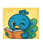 キラキラごうかなクジャク@SFW（個別スタンプ：12）