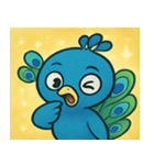 キラキラごうかなクジャク@SFW（個別スタンプ：13）