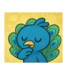 キラキラごうかなクジャク@SFW（個別スタンプ：18）