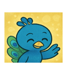 キラキラごうかなクジャク@SFW（個別スタンプ：19）