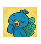 キラキラごうかなクジャク@SFW（個別スタンプ：21）