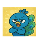 キラキラごうかなクジャク@SFW（個別スタンプ：25）