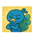 キラキラごうかなクジャク@SFW（個別スタンプ：26）