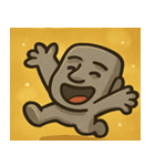 キラキラたたずむモアイ像@SFW（個別スタンプ：29）