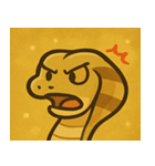 キラキラ威圧系キングコブラ@SFW（個別スタンプ：3）