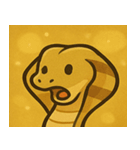 キラキラ威圧系キングコブラ@SFW（個別スタンプ：4）