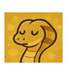 キラキラ威圧系キングコブラ@SFW（個別スタンプ：8）