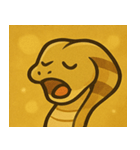 キラキラ威圧系キングコブラ@SFW（個別スタンプ：9）