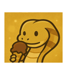 キラキラ威圧系キングコブラ@SFW（個別スタンプ：10）
