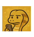 キラキラ威圧系キングコブラ@SFW（個別スタンプ：11）