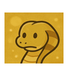 キラキラ威圧系キングコブラ@SFW（個別スタンプ：19）