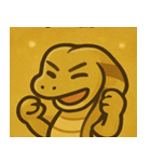 キラキラ威圧系キングコブラ@SFW（個別スタンプ：21）