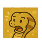 キラキラ威圧系キングコブラ@SFW（個別スタンプ：23）