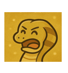 キラキラ威圧系キングコブラ@SFW（個別スタンプ：27）