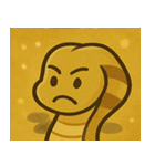 キラキラ威圧系キングコブラ@SFW（個別スタンプ：28）