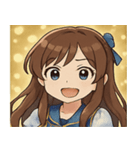 キラキラ全開女性アイドル@SFW（個別スタンプ：3）