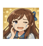 キラキラ全開女性アイドル@SFW（個別スタンプ：4）