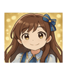 キラキラ全開女性アイドル@SFW（個別スタンプ：5）