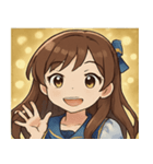 キラキラ全開女性アイドル@SFW（個別スタンプ：7）