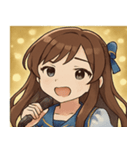 キラキラ全開女性アイドル@SFW（個別スタンプ：12）