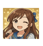 キラキラ全開女性アイドル@SFW（個別スタンプ：16）