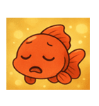 キラキラひらひら金魚@SFW（個別スタンプ：12）