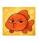 キラキラひらひら金魚@SFW（個別スタンプ：15）