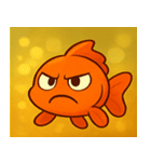 キラキラひらひら金魚@SFW（個別スタンプ：18）
