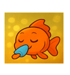 キラキラひらひら金魚@SFW（個別スタンプ：26）