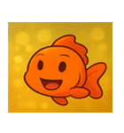 キラキラひらひら金魚@SFW（個別スタンプ：30）