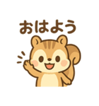 元気なちびリス（個別スタンプ：1）